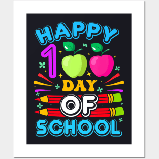 Happy 100Th Day Of School 100 Days Of School Teacher Student Posters and Art
